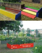 Carré potager acier