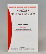 Carte de visite classique