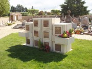 Case columbarium 50x50x50 cm en béton