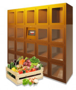 Casier de distribution automatique de fruits et légumes
