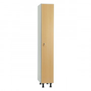 Casier pour vestiaire mélamine - 1 à 4 Portes - H.1950 mm x L.308 mm à 1184 mm