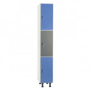 Casier pour vestiaire mélamine 3 portes