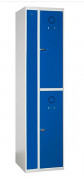 Vestiaire métallique 2 cases avec prises électriques et USB