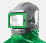 Casque de sablage à cape