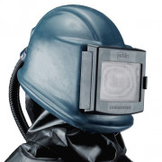 Casque de sablage à vitre rectangulaire