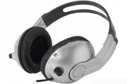 Casque stéréo avec volume sur chaque écouteur