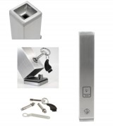 Cendrier carré mural