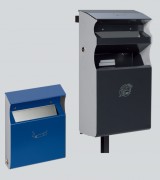 Cendrier corbeille mural