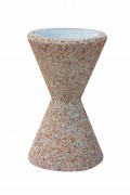 Cendrier béton forme sablier