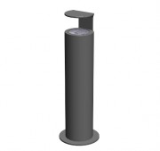 Cendrier extérieur sur pied - H. 1000 x Ø 200 mm - Capacité 1.4 L