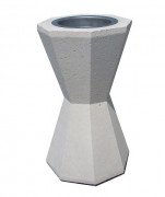 Cendrier sablier octogonal