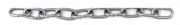 Chaîne droite non soudée - Ø. : 1,5 mm - Inox – Polie – Zinguée