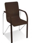 Chaise acier empilable pour salle d'attente