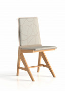 Chaise appui sur table pour cantine