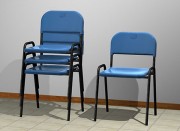 Chaise cantine empilable