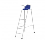 Chaise d'arbitre de tennis acier