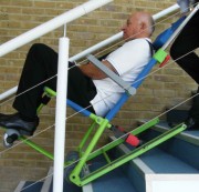 Chaise d'évacuation pour handicapés