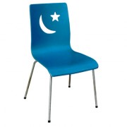 Chaise en bois contreplaqué