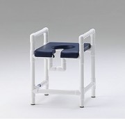 Chaise de douche avec assise rembourrée