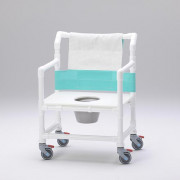 Chaise de douche / toilette à roulettes