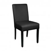 Chaise de restaurant en bois assise et dossier rembourrés - Hauteur d'assise 47 cm