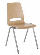 Chaise de réunion en bois 