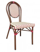 Chaise de terrasse empilable