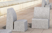 Chaise en béton