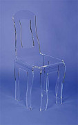 Chaise en Plexiglas épaisseur 15mm