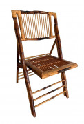 Chaise pliante en bambou
