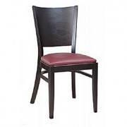 Chaise restaurant en bois