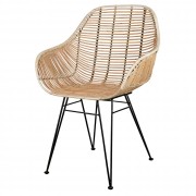 Chaise rotin naturel