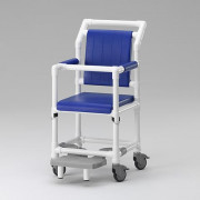 Chaise roulante avec barre de sécurité 