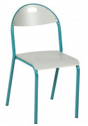 Chaise scolaire en bois AMAPA - T3 à T7 - Assise et dossier en hêtre multiplis stratifié – Empilable