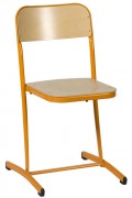 Chaise scolaire fixe appui sur table