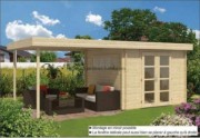 Chalet bois de jardin