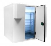 Chambre froide positive/négative - Capacité 20m³ - Dimensions (LxPxH) : 3000 x 3600 x 2400 mm