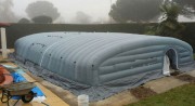 Chapiteau de chantier gonflable