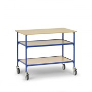 Chariot 2 plateaux amovibles