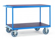 Chariot 2 plateaux charge lourde