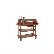 Chariot à alcools en hêtre massif