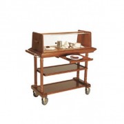 Chariot à fromages et patisseries 