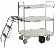 Chariot à tablettes pour préparation de commandes