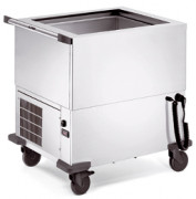 Chariot bain marie froid 2 cuves