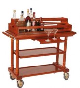 Chariot bar en bois