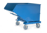 Chariot benne basculante sans robinet de vidange