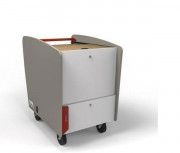 Chariot connecté compact pour tablettes et ordinateurs portables