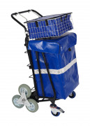 Chariot courrier à roues etoiles