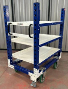 Chariot de kitting mécano-assemblé - Dimensions : 1190 x 78 4 x 1639 mm - Charge max. : 600 kg