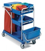 Chariot de nettoyage 5 seaux